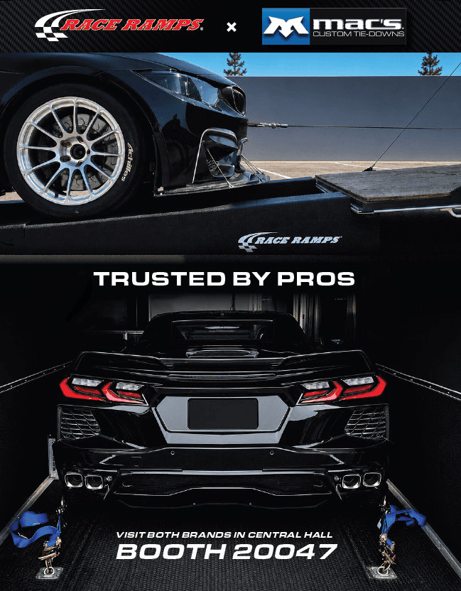 Mac's and Race Ramps poster for SEMA 2026