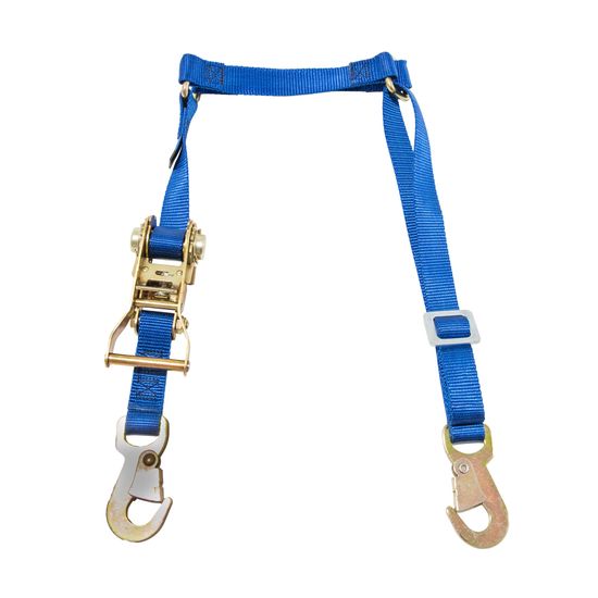 112941 1 Fuel Jug Strap wFlat Snap Hooks - Blue
