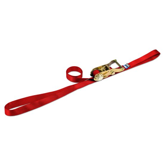 113906 1 x 6 Continuous Loop Ratchet Utility Strap - Red