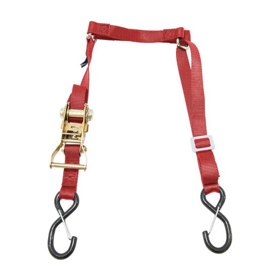 113942 1 Fuel Jug Strap wS-Hooks  Keeper - Red
