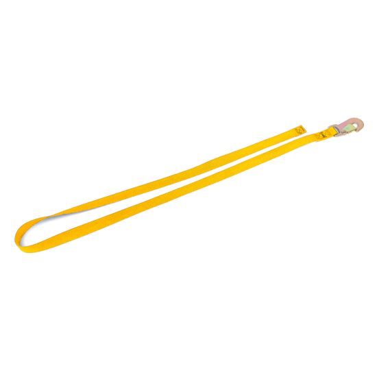 114233 Replacement 1 x 6 Running End with Flat Snap Hook - Yellow