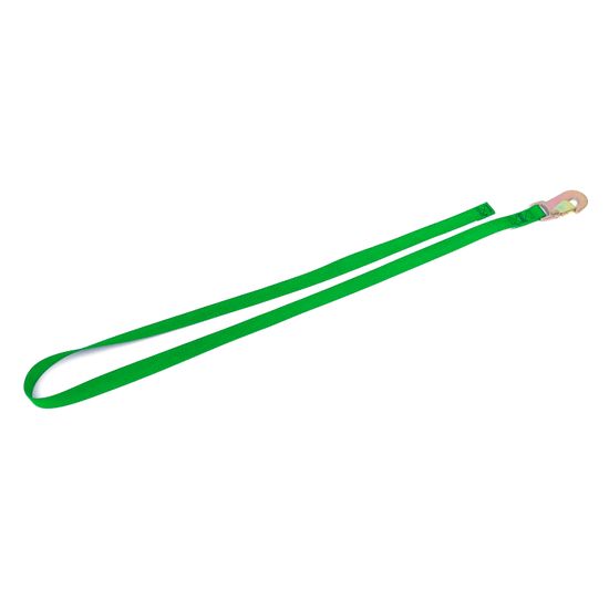 115236 Replacement 1 x 10 Running End with Flat Snap Hook - Lime Green