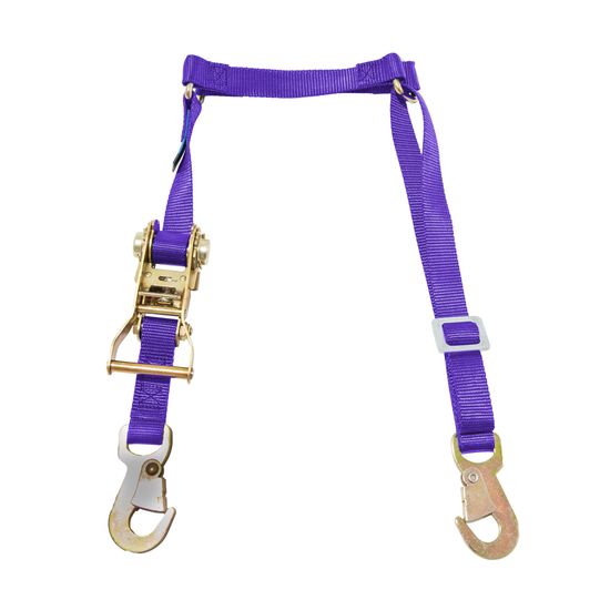 116941 1 Fuel Jug Strap wFlat Snap Hooks - Purple