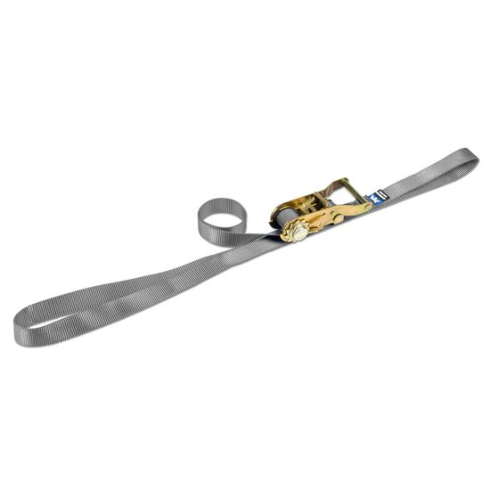 117910 1 x 10 Continuous Loop Ratchet Utility Strap - Silver