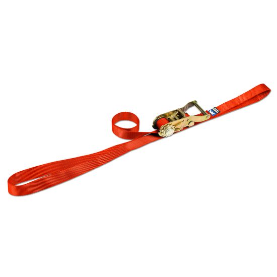 118910 1 x 10 Continuous Loop Ratchet Utility Strap - Orange
