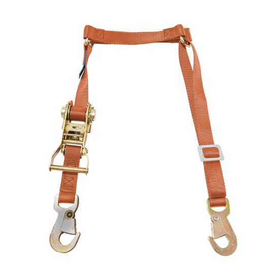 118941 1 Fuel Jug Strap wFlat Snap Hooks - Orange
