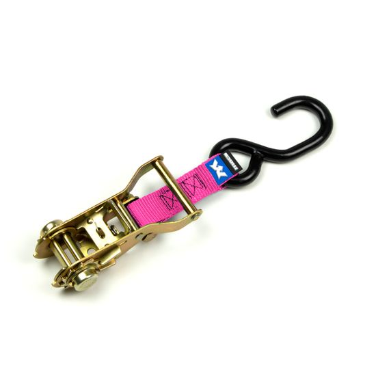119210 Replacement 1 Sewn Fixed End with Ratchet S-Hook - Pink