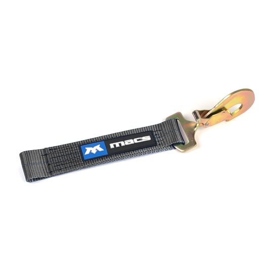 121003 Replacement 2 Sewn Fixed End Twisted Snap Hook - Black