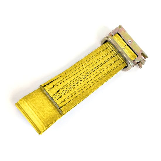 124003ET Replacement 2 Sewn Fixed End Double E-Clip - Yellow