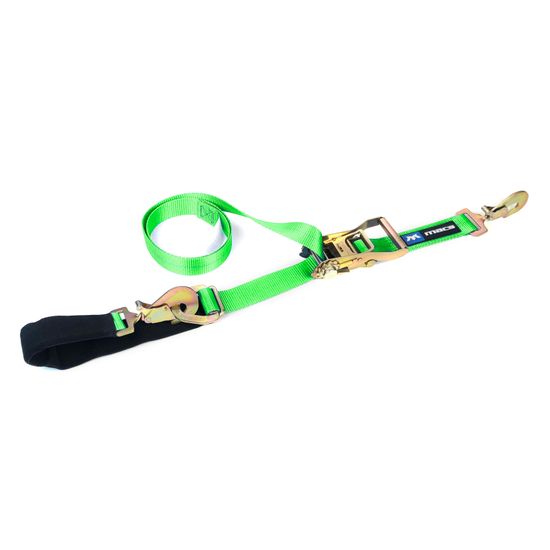 125406 2 x 6 Combination Axle Strap with Sewn Fixed End - Lime Green