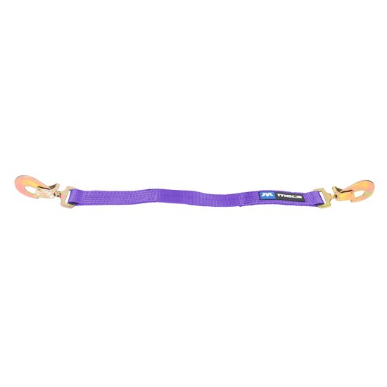 126636 2 x 3 Fixed Length Tie-Back Strap - Purple