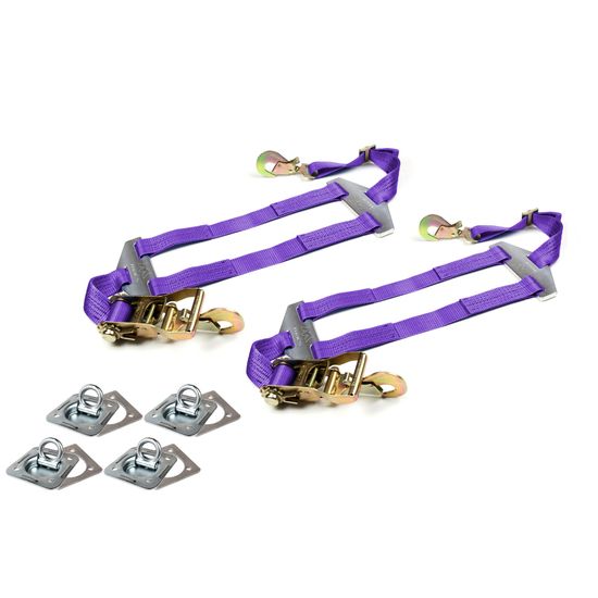 126852 Nostalgia Rear Spreader Bar Net Pack with Anchor Points - Purple