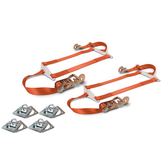 128850 Dragster Rear Spreader Bar Net Pack with Anchor Points - Orange