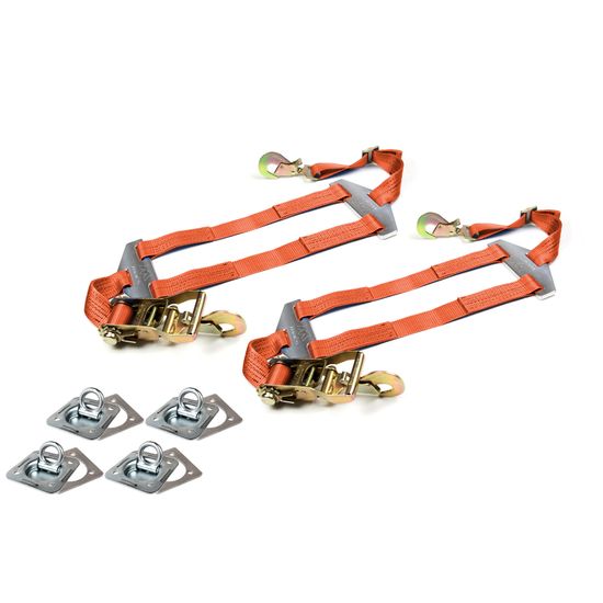 128852 Nostalgia Rear Spreader Bar Net Pack with Anchor Points - Orange