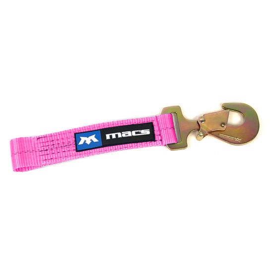129003FSH Replacement 2 Sewn Fixed End Flat Snap Hook - Pink