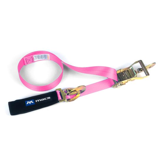 129409 2 x 8 Combination Axle Strap with Direct Hook - Pink