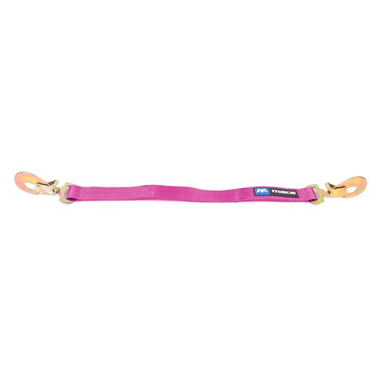 129624 2 x 2 Fixed Length Tie-Back Strap - Pink