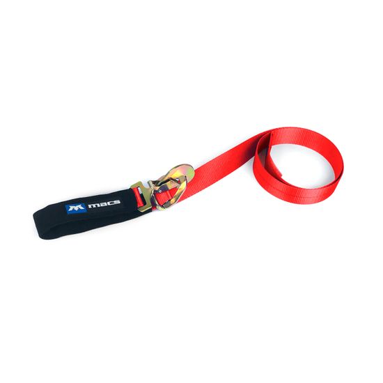 193508 2 x 8 Combination Axle Strap with Running End - Red