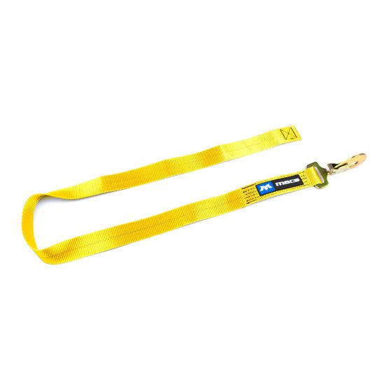 194410 Replacement 2 x 10 Running End with Twisted Snap Hook - Yellow