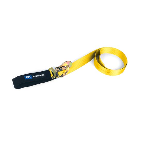 194508 2 x 8 Combination Axle Strap with Running End - Yellow