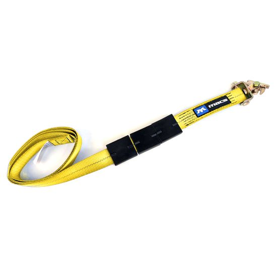 194522 Replacement 2 x 10 E-Track Running End with Tire Blocks - Yellow