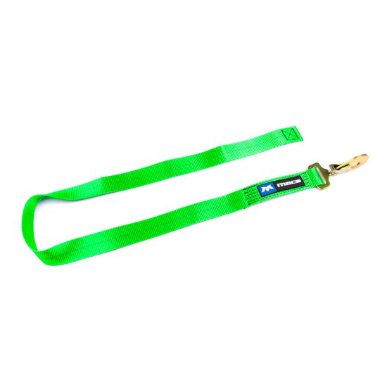 195416 Replacement 2 x 16 Running End with Twisted Snap Hook - Lime Green