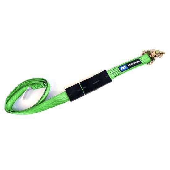 195522 Replacement 2 x 10 E-Track Running End with Tire Blocks - Green