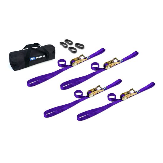510766 1 x 4 Continuous Loop Ratchet Utility Pack - Purple
