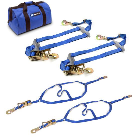 512393 Nostalgia Drag Pack with Flat Snap Hooks - Blue