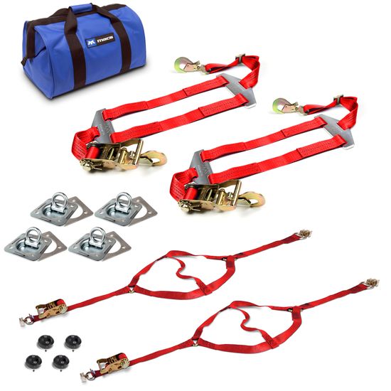 513392 Nostalgia Drag Pack with VersaTie Anchor Points - Red