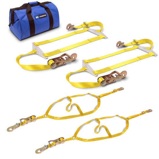 514391 Full Drag Pack with Flat Snap Hooks - Yellow