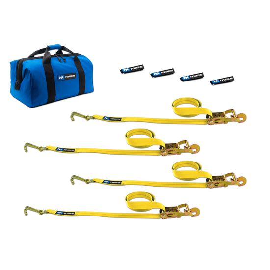 514511 Factory Transit J-Hook Tie-Down Pack with Direct Hook End - Yellow