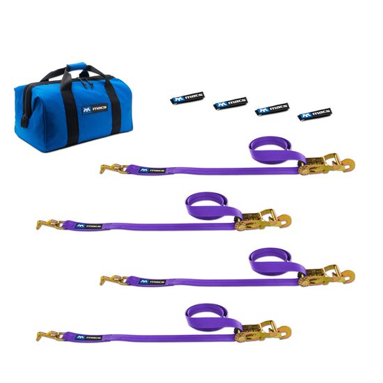 516512 Factory Transit T-Hook Tie-Down Pack with Direct Hook End - Purple