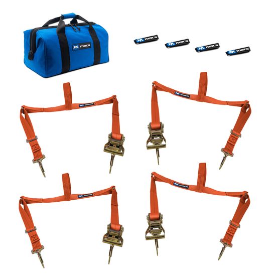 518105A Small Adjustable UTV Tire Net Pack - Orange