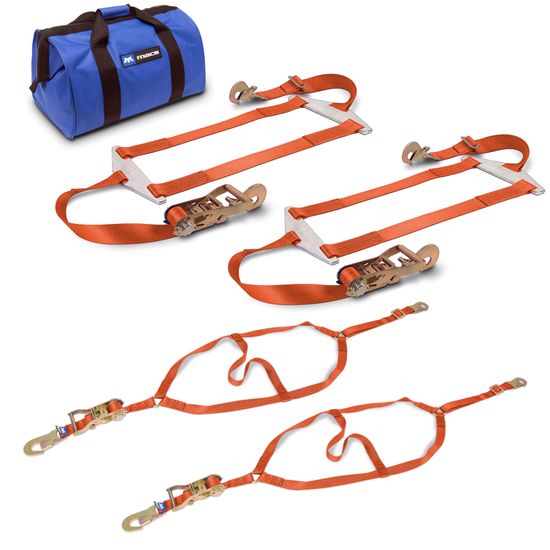 518391 Full Drag Pack with Flat Snap Hooks - Orange