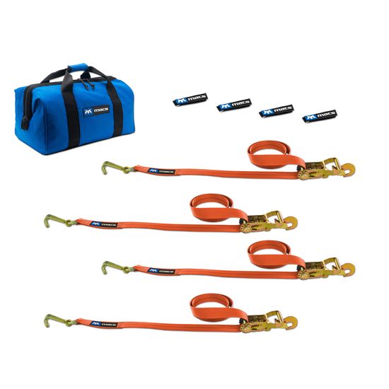 518511 Factory Transit J-Hook Tie-Down Pack with Direct Hook End - Orange