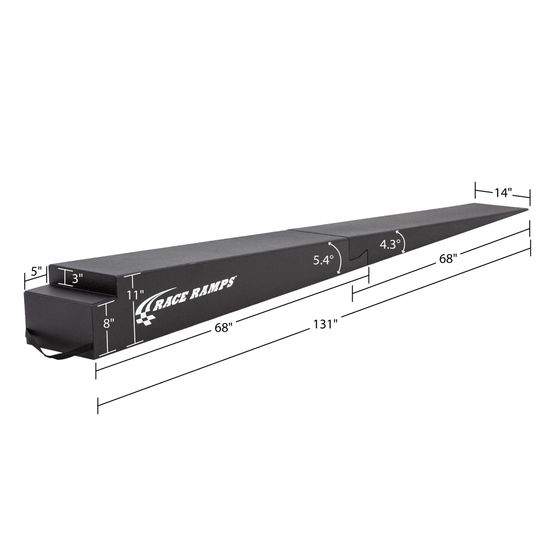 RR-TR-11-2 11 H Two-Piece Trailer Ramp - 54 Degree Approach Angle