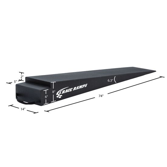 RR-TR-8XL 8 H Extra Long Trailer Ramp - 63 Degree Approach Angle