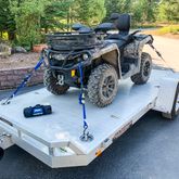 111117 1 x 16 Ratchet Tie-Down Strap with S-Hook  Keeper - Black 3