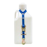 112941 1 Fuel Jug Strap wFlat Snap Hooks - Blue 1