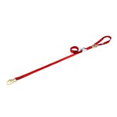 113610 1 x 10 Motorcycle Cam Tie-Down Strap with Integrated Soft Loop Flat Snap Hook - Red