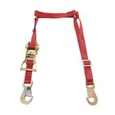 113941 1 Fuel Jug Strap wFlat Snap Hooks - Red
