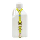 114941 1 Fuel Jug Strap wFlat Snap Hooks - Yellow 1