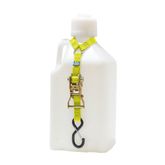 114942 1 Fuel Jug Strap wS-Hooks  Keeper - Yellow 1