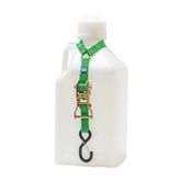 115942 1 Fuel Jug Strap wS-Hooks  Keeper - Lime Green 1