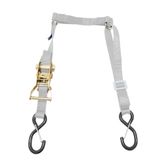 117942 1 Fuel Jug Strap wS-Hooks  Keeper - Silver