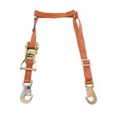 118941 1 Fuel Jug Strap wFlat Snap Hooks - Orange