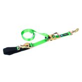 125412 2 x 12 Combination Axle Strap with Sewn Fixed End - Lime Green