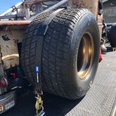 128810 2 x 10 Tire Block Strap with Twisted Snap Hook Ends - Orange 5