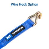 129227 2 x 27 Ratchet Strap with Wire Hook - Pink 1